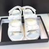 Summer new women's color blocked sandals Women NonSlip slipper Soft soled Leisure flat Comfort Low Heel Femme Thick Bottom Shoes