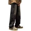 2024 Classic Sweatpants Mens Fleece Lined Trousers Wide Leg Straight Style Long Pants Workout High Waisted Yoga Sports Bottom