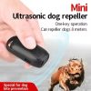 ABQP Ultrasonic Pet Dog Repeller Anti Barking Stop Bark Training Device High Power Dog Training Repellents With USB Rechargeable