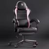 LED Gaming Massage Recliner Chair Racing Style Single Living Room Sofa Comfortable Ergonomic Home Theater Seating(Red)