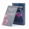 Dark Confession Oracle Cards Twin Flame Oracle Cards Love Keywords,Messages Deck, Dark Shadow 50Pcs Cards Board Playing Games