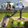 L03 Gimbal Aluminum Bluetooth 360 Degree Rotation Selfie Stick Bluetooth Tripod Stabilizer Holder For Iphone Cellphon