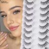 Individual Lashes Book Clusters Extensions False Eyelash DIY Lash Extension Kit with Lash Bond and Seal, Lash Tweezers
