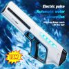 Children's Fully Automatic Water Storage Gun Large Capacity Electric Water Absorbing Toy Gun Summer Outdoor Water Toy Gift