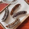 High-End Crystal Banana Clip, Toothed Vertical Clip, Ponytail Hairpin, Versatile Vertical Hair Card, Rhinestone Hair Accessory