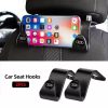 1/2/3/4/5pcs Plastic Car Parking Ticket Holder Clip Sticker Windscreen Card Bill Stand Organizer Auto Interior Accessories