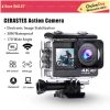 Action Camera 5K30FPS 4K60FPS 48MP 2.0 Touch LCD EIS Dual Screen Wi-Fi 170D DVR Webcam Waterproof 30M 5X Zoom Sports Camera