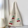 Large Capacity Retro Hollow Crochet Bag - Spacious Interior with Ample Room for Daily Essentials, Ideal for Grocery Shopping, Tr