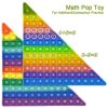 Math Games 1-12 Addition Subtraction Practice Pop Fidget Toys, Math Skills Improving Educational Pop Board Learning Toys for Kid