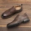 Leather men's shoes 2024 summer new driving flat casual style men's shoes trendy fashion outdoor lazy loafers men's shoes