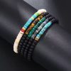 4mm 5 Style Handmade Onxy Beads Mens Bracelet Luxury Emperor Stone Simple Baclet For Male Armband Jewelry Homme