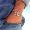 2024 New Stainless Steel Cross Cuban Chain Bracelet Set for Men Hip Hop Punk Snake Chain Bracelets Fashion Unisex Jewelry Gifts