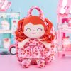Gloveleya Plush Backpack Curly Hair Dolls New Design Love Gift Series Toys for Christmas Gifts Baby Shower Presents 30cm