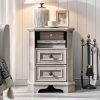 Nightstand Set of 2 LED Nightstand with 2 Drawers, Bedside Table with Drawers for Bedroom, Side Bed Table with LED Light, Black