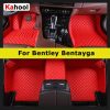 5Pcs Car Floor Mats PU Leather Waterproof Auto Foot Pad Protector pads Fashion Universal Car Carpet Cushion For All Seasons