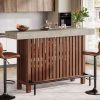 Modern Solid Wood Dining Table, 72 Inch, Rustic Oak bar table home bar table cocktail table led table table home bar furniture