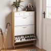 VASAGLE Shoe Storage Cabinet, 10 Tier Shoe Rack Organizer, Holds Up to 30 Pairs of Shoes, for Entryway Bedroom