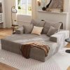 Outdoor Daybed, Outdoor Couch Patio Chaise Lounge with Thick Back and Seat Cushions,for Backyard, Garden, Outdoor Bed