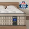 Vesgantti 10/12 inch Hybrid Queen Size Mattress with Memory Foam and Pocket Spring, Medium Firm Ergonomic & Pressure Relief
