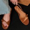 New European and American Style Fashionable Round Toe Open Toe One-line Set with Women's Large-size Fashionable Wedge Sandals