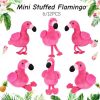 6/12PCS Mini Stuffed Flamingo 15cm Flamingo Plush Toys Bulk for Birthday Party Favor Goodie Bag Summer Christmas Tree Decoration