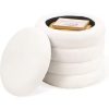 Vanity Stool for Makeup Room, Round 360° Rotatable Ottoman Foot Stool, Footrest with backrest, Small Chair for Bathroom