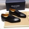 Casual Business Shoes for Men Dress Shoes Lace Up Formal Black Patent Leather Brogue Shoes for Male Wedding Party Office Oxfords