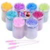 1 Pc Retractable Makeup Lip Brush Portable Double-head Lipstick Brush Dual Use Lip Eyeshadow Brush Beauty Tools