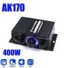 Woopker Audio Amplifier AK55 HiFi Stereo Channel2.0 RMS70W*2 Bluetooth 5.3 Support AUX/OPT/RCA Powered Subwoofer Power Amplifier