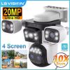 Smart Home Camera C700 CCTV 2K 360° Video WiFi Webcam Baby Security Monitor Night Vision Two-Way Voice Call Surveillance Camera