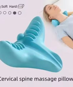 Back Massager Magnetotherapy Multi-Level Adjustable Stretcher Waist Neck Fitness Lumbar Cervical Spine Support Pain Relief