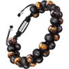 Bead Chakra Bracelets for Men and Women, Double-layered Healing Yoga Crystals Beaded Bracelet, Natural Stone Mens Bracelet for