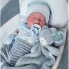 Realistic Reborn Dolls Levi - 18 Inch Lifelike Sleeping Baby Boy That Look Real Soft Cloth Body Newborn Baby Dolls Poseable Adva