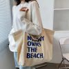 New Disney Mickey Pluto Cartoon Women's Large Capacity Canvas Bag Fashionable and Versatile Travel Shoulder Bag