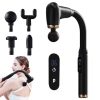 USB Portable Mini Massage Gun Pistol Facial Massager For Body Neck Deep Tissue Muscle Relaxation Gout Pain Relief Body Massager
