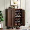JHK Cabinet For Living Room With 2 Fabric Drawers Beside Nightstand Tables Storage Closet Chest Clothes Display Of Furniture