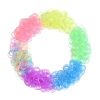 600pcs Colorful Loom Band  DIY Bracelet  Luminous Transparent  Rubber Band Rainbow Circle Bracelet Children's Handmade Toys