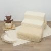 Pet House Indoor Cats Step Stairs Ramp with Scratching Mat Flat Packed Wooden Cats 3-Step Climbing Stairs Dogs Houses