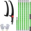 3pcs Multifunctional Stainless Scissors Pruner Garden Scissors for Gardening Flower Fruit Tree Manually Scissor Electrician Tool
