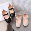 Children Girls High Heels Kids Girls Show Leather Shoes New Children Student Single Footwear Kids Soft Bottom Leather Shoes