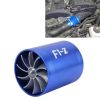 Electric Turbo Supercharger Kit Thrust Motorcycle Electric Turbocharger Air Filter Intake for all car improve speed