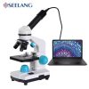 RIEVBCAU 10.1'' HDMI Digital Microscope 2000X Coin Microscope with 10 LEDs 20MP Soldering Microscope for Electronics,PCB, Repair