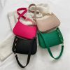 Women Fashion Wide Shoulder Strap Shoulder Bag Female Handbag Portable Casual Canvas Small Square Bag Versatile Crossbody Bag