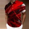 New Striped Polo Shirt Men T-shirt Casual Short Sleeve Fashion Streetwear Men's Clothing Tops Tees Striped Oversized Men T-shirt