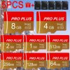 5PCS Memory Card 8GB 4GB 2GB 1GB With Adapter High Speed Memory Card, Small Capacity 512MB 256MB 128MB 64MB UHS-I A1 Memory TF