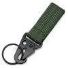 Men Belt Nylon Webbing Multi-Function Outdoor Tactical Nylon Webbing Belt Key Hang Buckle Mountaineering Portable Eagle Hook
