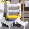 1 Piece of Foldable Chair Stool, Thickened and Portable, Lightweight Plastic Stool Suitable for Home Bathrooms and Outdoor Use