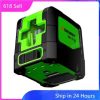 Huepar 12 Lines 3D Cross Line Laser Level Kit Osram Green Laser Beam Self-Leveling 360 Vertical Horizontal with Receiver Tripod