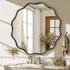 13" x 49" White Over the Door Mirror