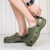 Summer Beach Men Sandals Breathable Men Casual Shoe Hole Shoes Light Clogs Home Garden Outdoor Male Flat Slippers Big Size 39-49